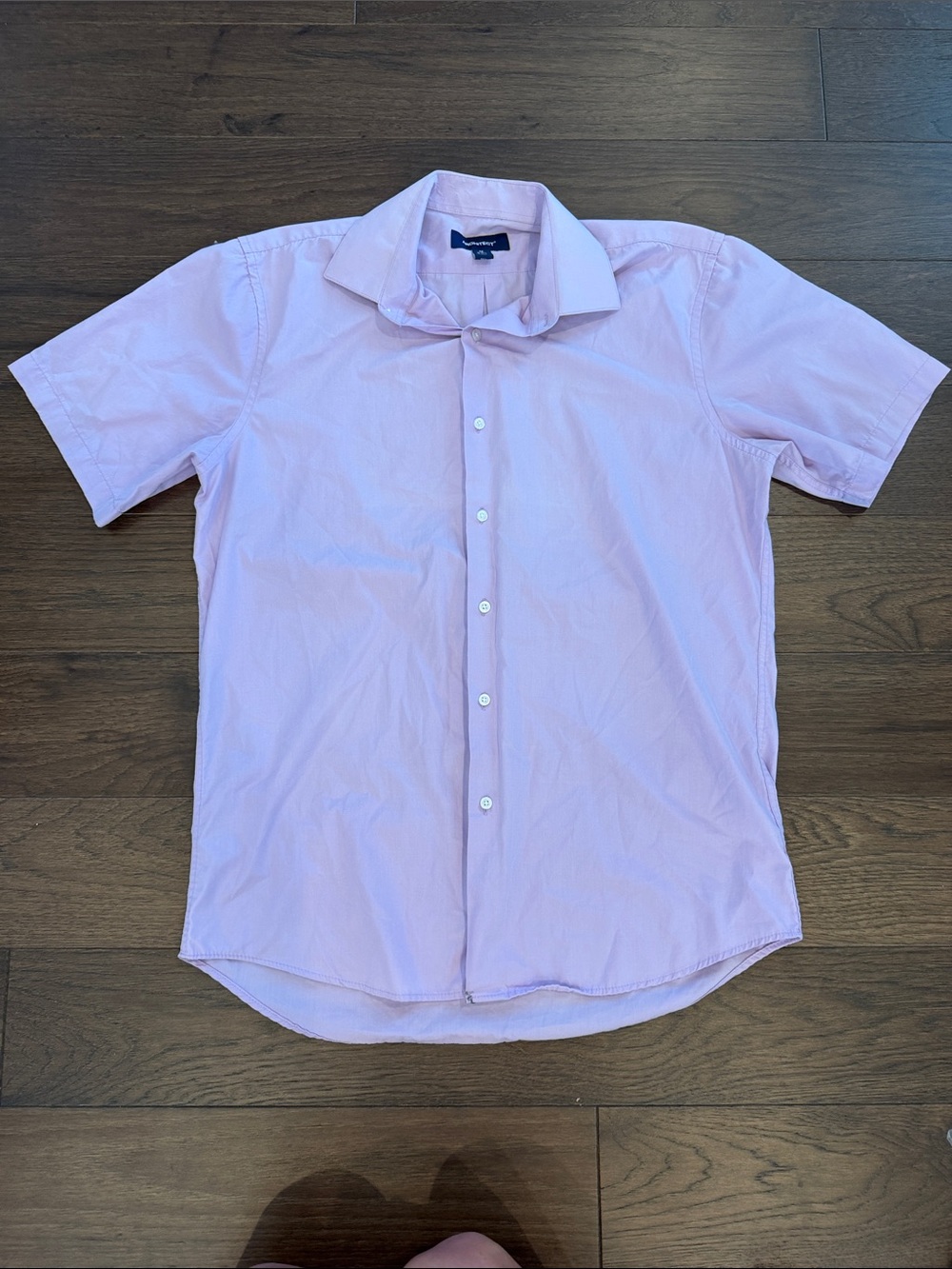 Architect Purple Short-Sleeve Button-Down Shirt - Medium 15-15.5” - C15-047